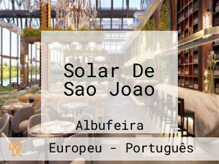 Solar De Sao Joao