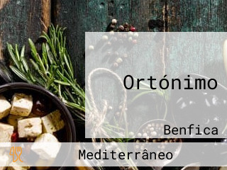 Ortónimo