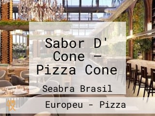 Sabor D' Cone — Pizza Cone