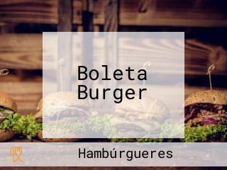 Boleta Burger