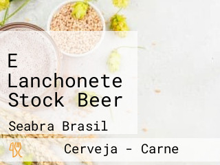 E Lanchonete Stock Beer