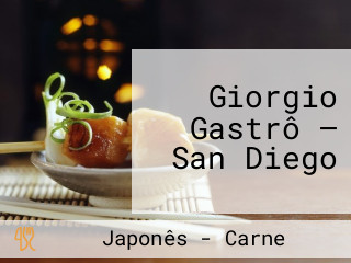 Giorgio Gastrô — San Diego