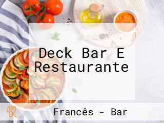 Deck Bar E Restaurante