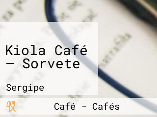 Kiola Café — Sorvete