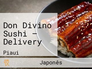 Don Divino Sushi — Delivery