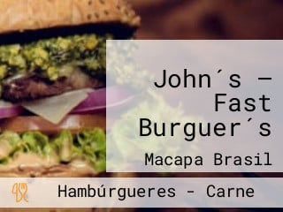 John´s — Fast Burguer´s