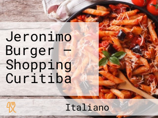 Jeronimo Burger — Shopping Curitiba